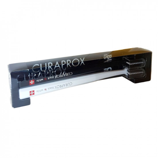 CURAPROX FOGKEFE BLACK IS WHITE/1+1/ - 1X